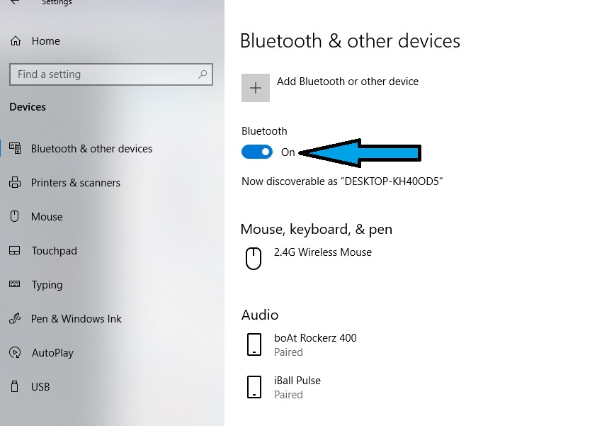 how to add a bluetooth device on laptop