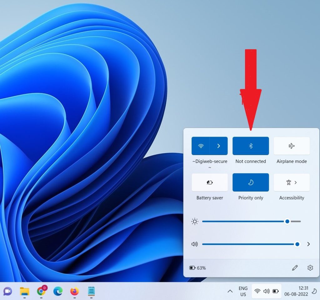 enable bluetooth on windows 11