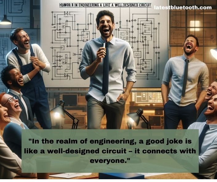 group laughter engineering joke session